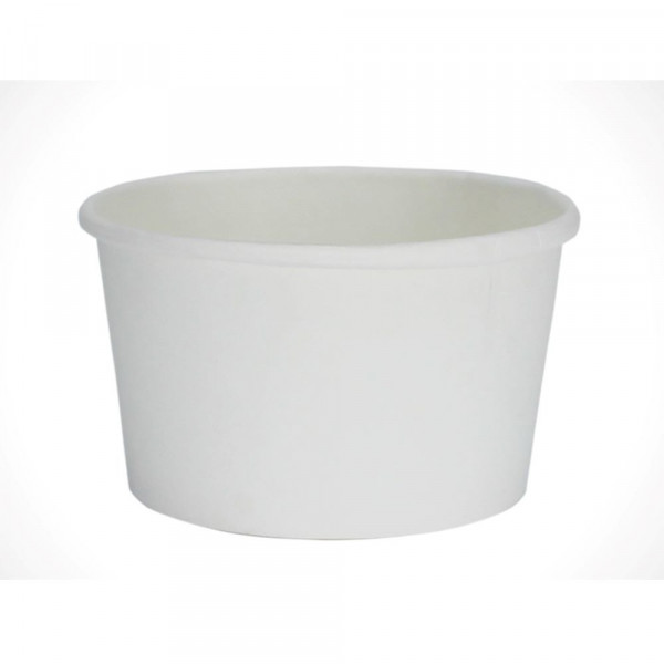 Pote De Papel Branco 80ml - Pacote Com 50 Unidades